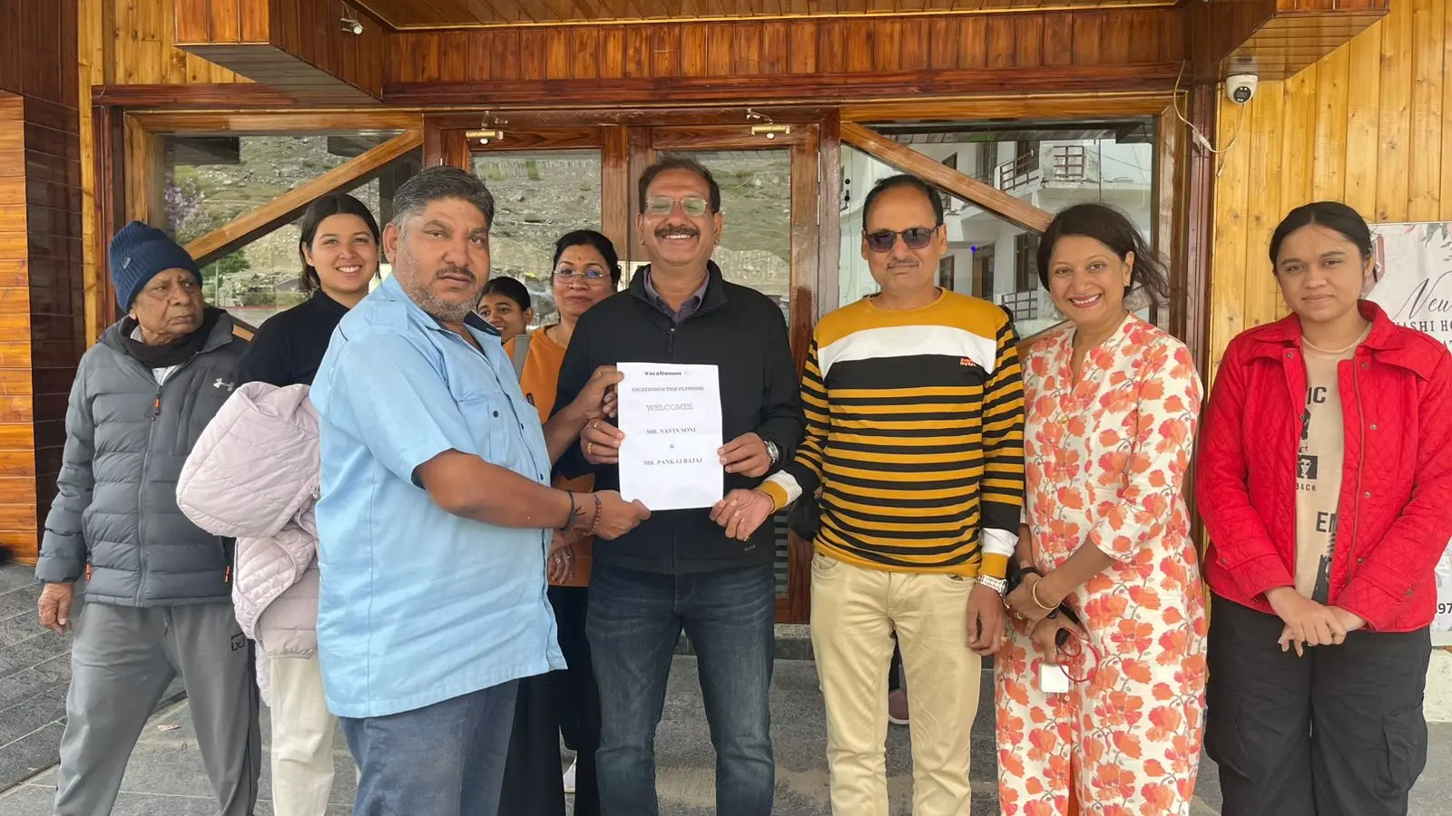 Pankaj is enjoying in CharDham Yatra